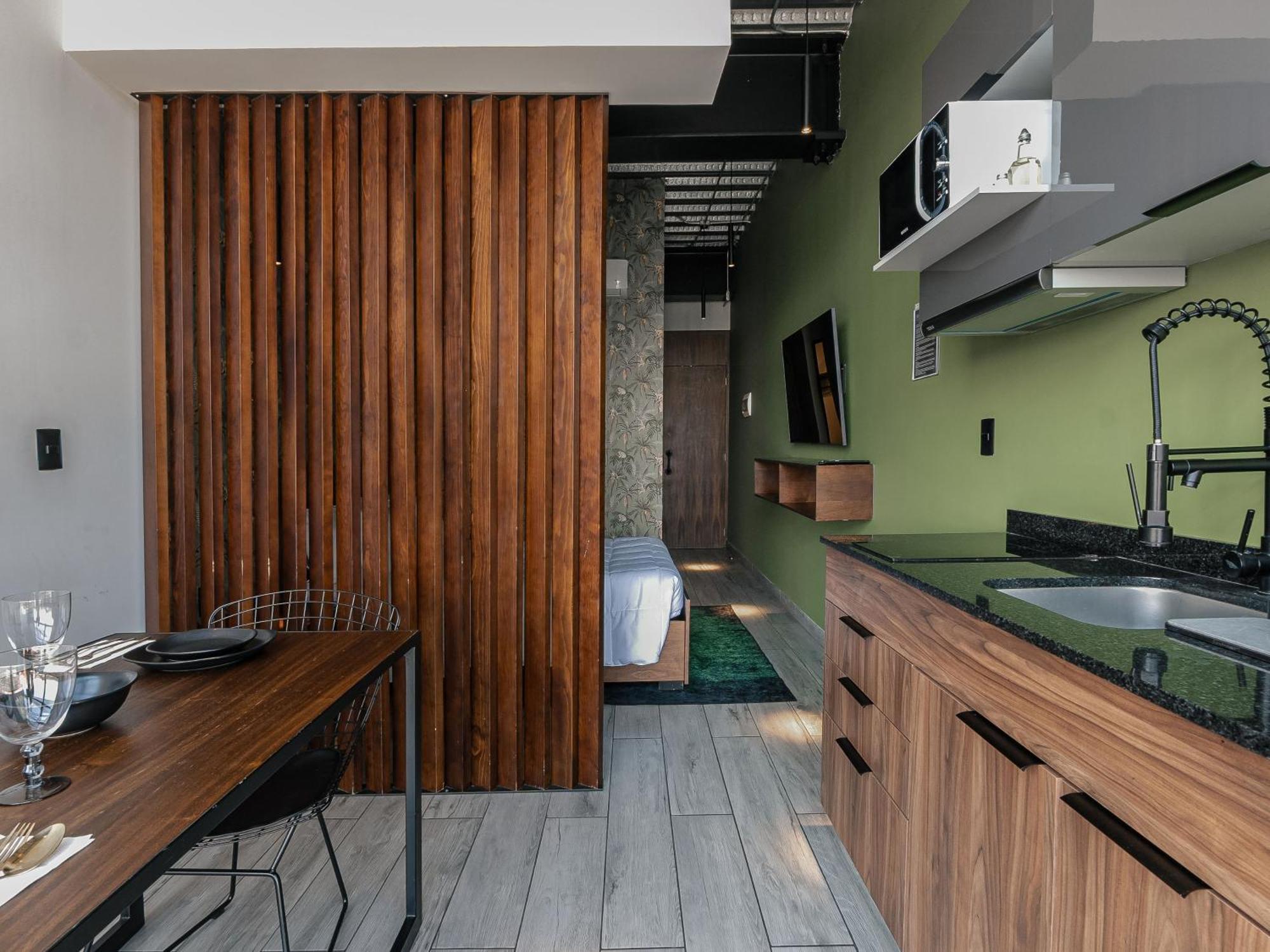 The Jungle Loft Tropical Comfort In A Centric Location With Kitchen Ciudad de México Exteriér fotografie
